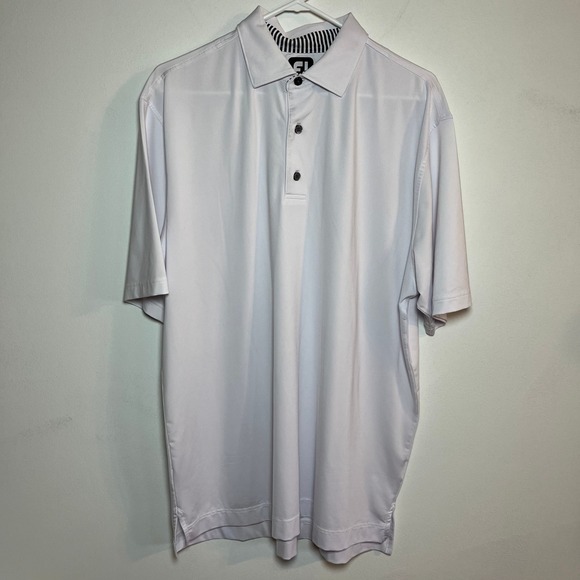 FootJoy Lot of 5 Mens Golf Polo Shirts Size Large Short Sleeve Collar **FLAWS** - Picture 6 of 16